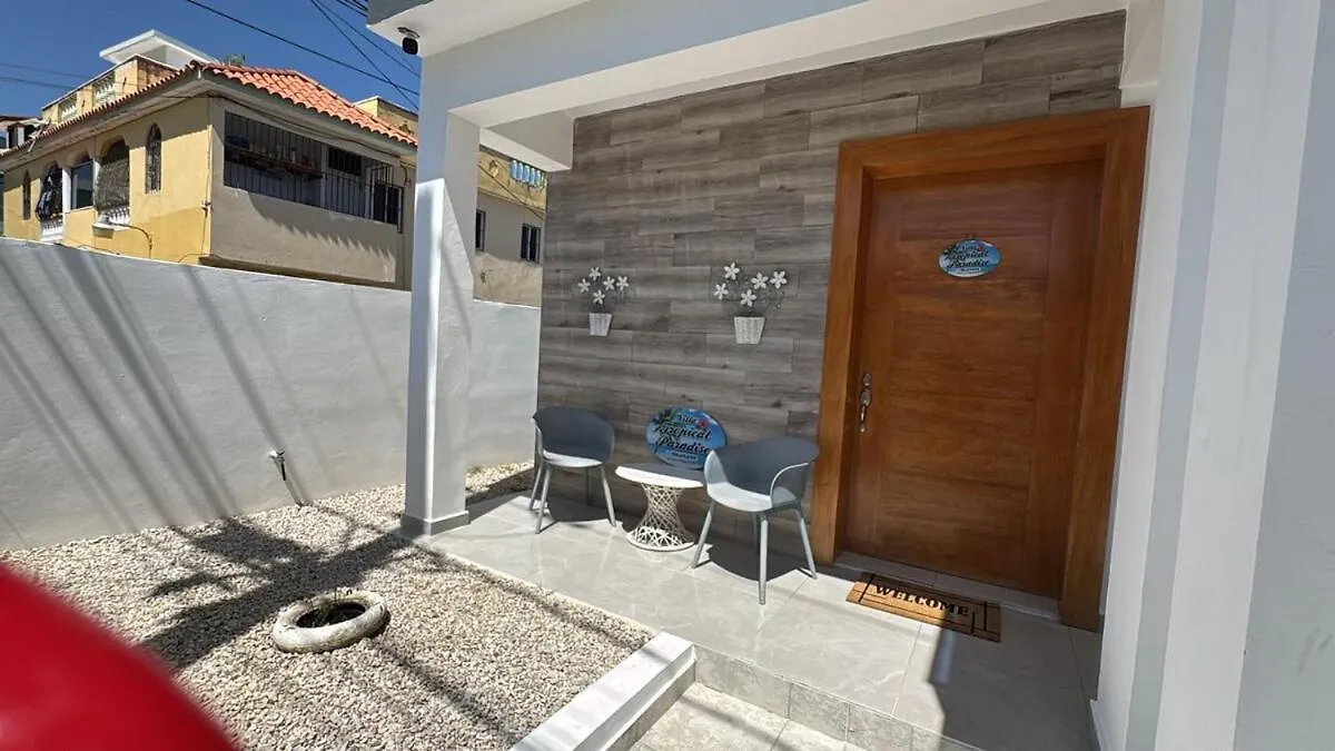 Tatil Evi Villa Tropical Paradise Pool Rooftop Puerto Plata